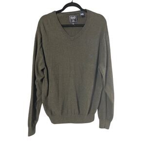 Chaps Men's sz L Cotton/Cashmere Blend V Neck Sweater